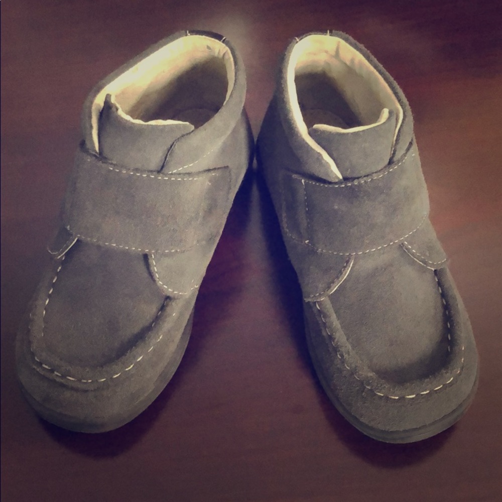 11.5 hardly worn See KAI Run Suede gray blue shoes